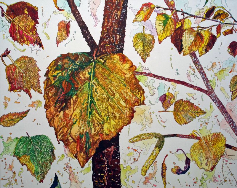 OneTree Alaska - greeting card - Dancing Into the Dark -  2025