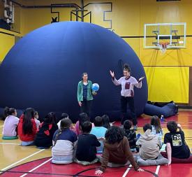 Portable planetarium invoice payment