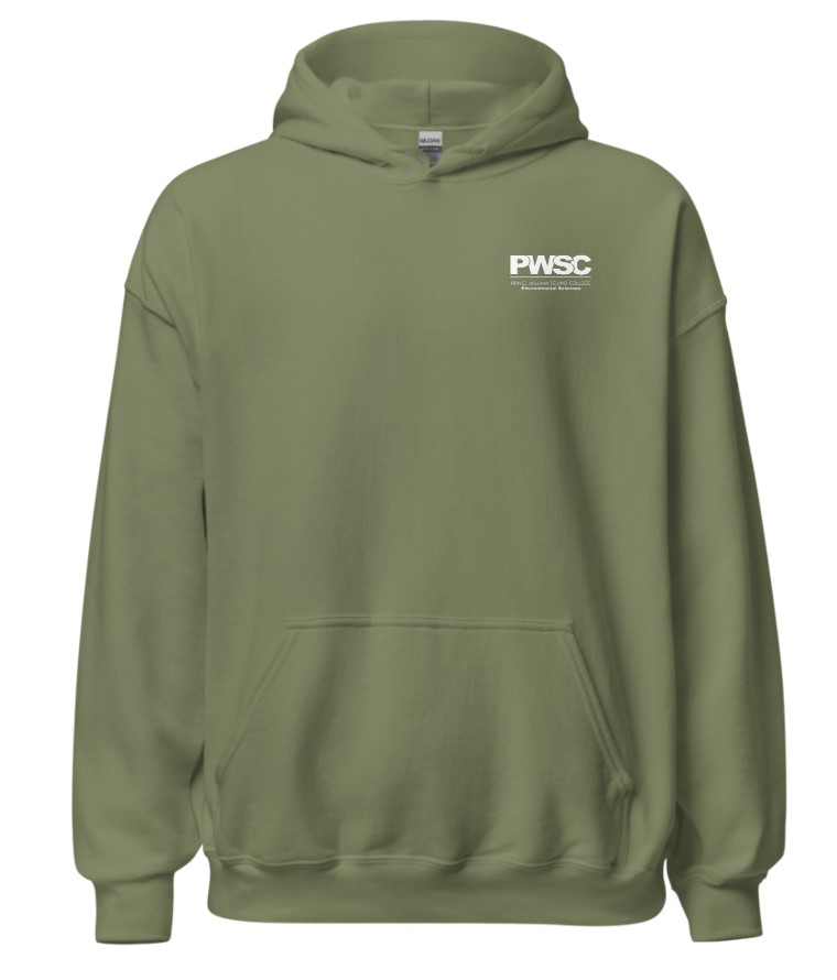 Unisex Hoodie | Military Green | Environmental Science Logo