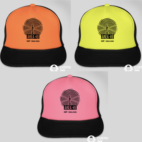 Area 49 Neon Snapback Trucker Hat