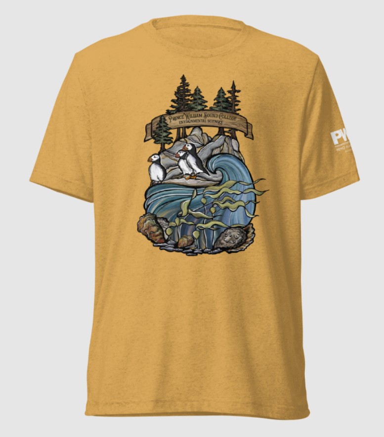 T-Shirt | Mustard - Environmental Science Logo