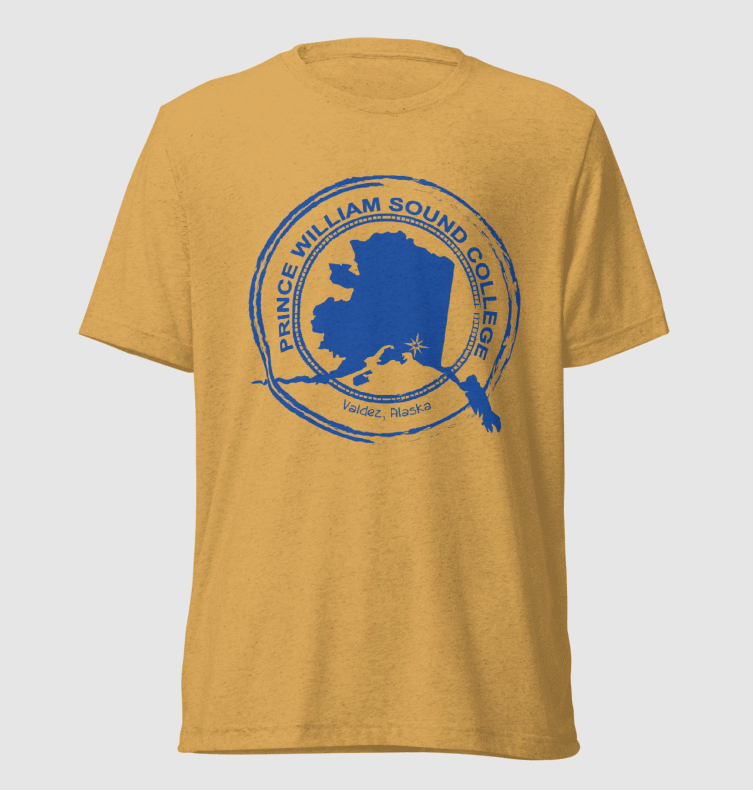 T-Shirt | Mustard Tri-blend | Blue PWSC Logo