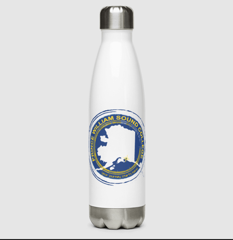 Stainless Steel Water Bottle | Blue & Yellow PWSC Logo