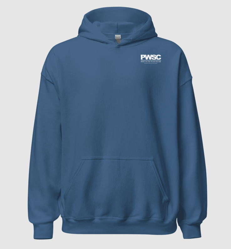 Unisex Hoodie | Indigo Blue | White PWSC Logo