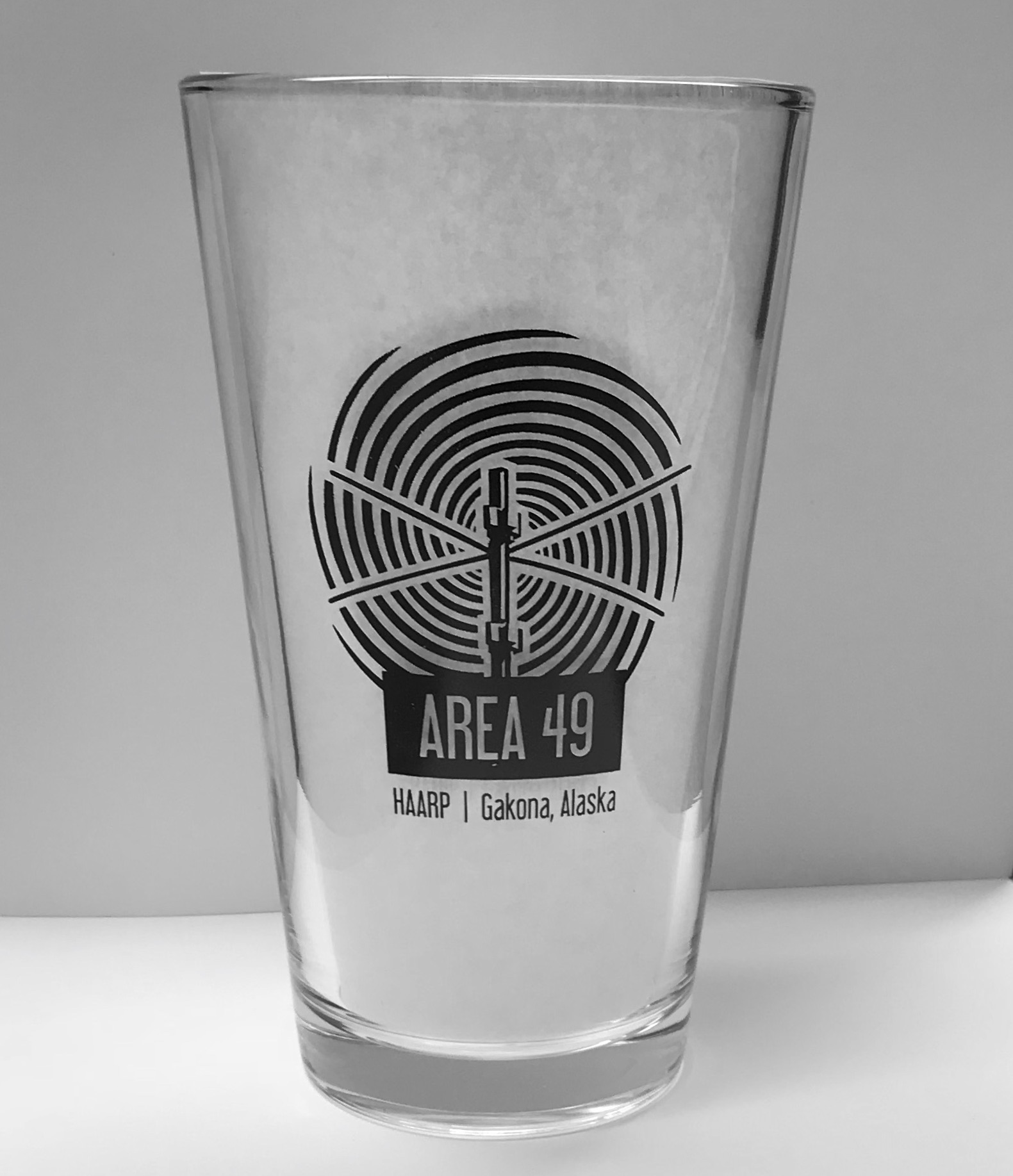 Pint Glass – Area 49