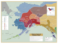 Indigenous Peoples and Languages of Alaska Map - Folded, New